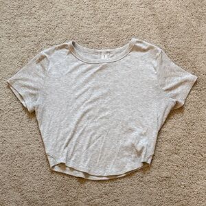 Casual Gray Women's crop Top